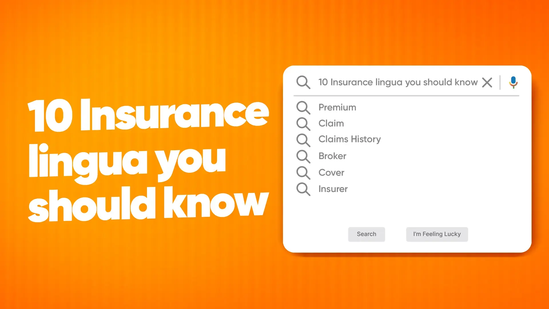 10 Insurance lingua you should know
